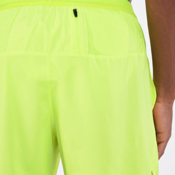 Nike Flex Stride Mens 7" Brief Liner Running Gym Training Shorts Yellow Volt - Picture 5 of 6